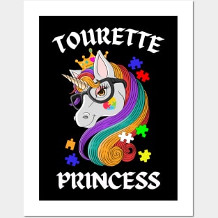 Tourette Princess Proud Posters and Art